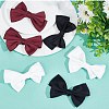 CRASPIRE 3 Pairs 3 Style Detachable Bowknot Polyester Ribbon Shoe Decoration AJEW-CP0005-60-4
