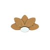 Lotus Food Grade Eco-Friendly Silicone Beads SIL-WH0013-50H-1