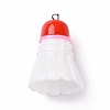 Sport Ball Theme Opaque Resin Pendants RESI-F039-01-2