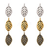 120Pcs 3 Colors Tibetan Style Alloy Pendants FIND-PJ0001-08-1