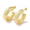 Rack Plating Texture Brass Stud Earrings EJEW-P272-04A-G-1