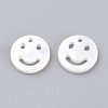 Natural White Shell Mother of Pearl Shell Charms LS-SSHEL-L018-002-2