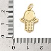 Brass Micro Pave Cubic Zirconia Pendant KK-K385-124G-3