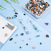 2 Strands Natural & Synthetic Mixed Gemstone Chip Beads Strands G-DC0001-56-5