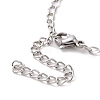 304 Stainless Steel Curb Chain Bracelet for Men Women BJEW-E031-15P-02-3
