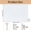 Heat Transfer Tempered Glass Cutting Board DIY-WH0349-389A-2