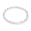 4Pcs Faceted Glass Beaded Stretch Bracelets Set BJEW-WH0016-37B-3