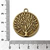 Tibetan Style Pendant Cabochon Settings TIBEP-K020-06AB-NF-3