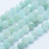 Natural Amazonite Beads Strands G-E411-43-4mm-1