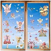 CRASPIRE 2 Sets 2 Styles Rectangle PVC Waterproof Wall Stickers DIY-CP0009-58-1