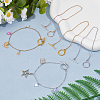 24Pcs 3 Colors 304 Stainless Steel Cable Chains Bracelets for Women BJEW-HS00008-5