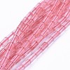 Cherry Quartz Glass Beads Strands G-F600-01-1