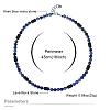6MM Round Natural Sodalite and Column Natural Lava Rock Beaded Necklaces for Women Men LV4865-1-2