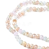 Electroplate Glass Beads Strands EGLA-yw0002-C05-2