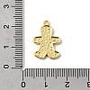Christmas Brass Enamel Pendants KK-L258-05G-B02-3