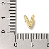 Rack Plating Brass Micro Pave Clear Cubic Zirconia Beads KK-G500-30G-V-3