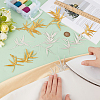 8Pcs 8 Styles Computerized Embroidery Cloth Iron on/Sew on Patches PATC-FG0003-79-3