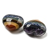 7 Chakra Gemstone Heart Palm Stones G-G123-10-2