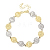 Brass Link Chain Bracelets for Women BJEW-G762-03GP-02-4