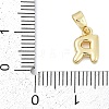 Brass Charms KK-G522-54R-G-3