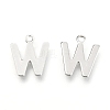 Non-Tarnish 201 Stainless Steel Charms X-STAS-C021-06P-W-2