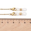 304 Stainless Steel Curb Chain for Eyeglasses AJEW-EH00411-01-4