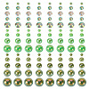 Half Round ABS Plastic Cabochons FIND-TAC0038-08F-1