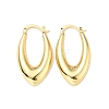Rack Plating Brass Chunky Hoop Earrings for Women EJEW-G288-35E-G-1