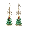 GLass Dangle Earrings EJEW-TA00440-01-1