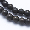 Natural Ebony Wood Beads Strands WOOD-P011-03-6mm-3