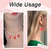 40Pcs 2 Colors ABS Plastic Pearl Pendants FIND-FS0005-19-6