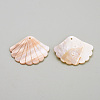 Freshwater Shell Pendants SHEL-Q008-90-2