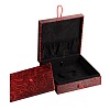 Chinoiserie Jewelry Boxes Embroidered Silk with Velvet Jewelry Boxes for Gifts Wrapping SBOX-N001-01-3