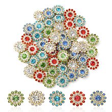 50Pcs 5 Colors Sew on Rhinestone RGLA-YW0002-03