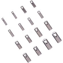 Unicraftale 304 Stainless Steel Cord Ends STAS-UN0001-24P