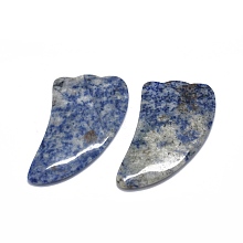 Natural Blue Spot Jasper Gua Sha Boards G-O175-02