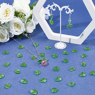 200Pcs Transparent Acrylic Pendants TACR-SC0001-47-1