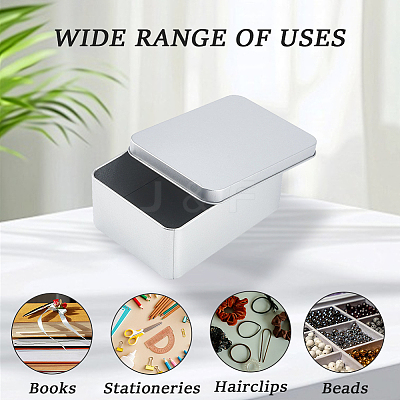 Tinplate Storage Boxs with Lids CON-WH20001-25C-1