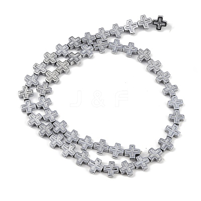 Electroplated Synthetic Non-magnetic Hematite Beads Strands G-K375-D02-02-1