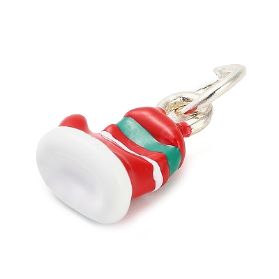 Christmas Themes Alloy Enamel Pendants FIND-I063-01J-1