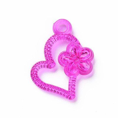 Transparent Acrylic Pendants MACR-N013-026-1
