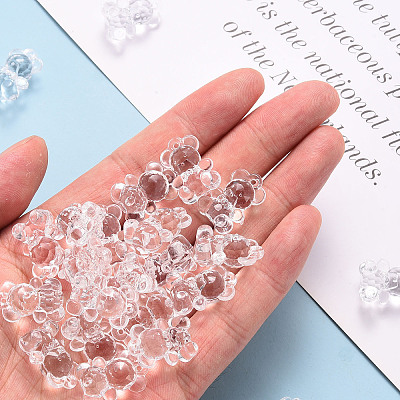 Transparent Acrylic Pendants TACR-S151-01B-205-1