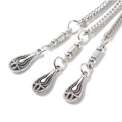 Tibetan Style Alloy Curb Chain Tassel Big Pendants FIND-I025-01E-1