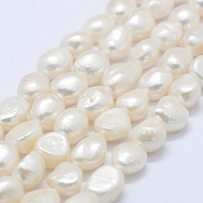 Natural Cultured Freshwater Pearl Beads Strands PEAR-K004-06A-1