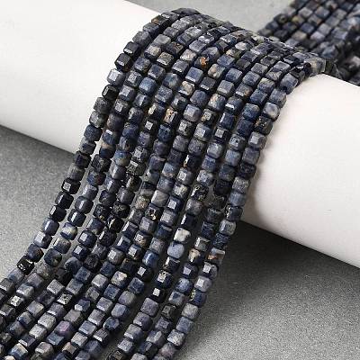 Natural Sapphire Beads Strands G-G259-B04-3x3mm-1