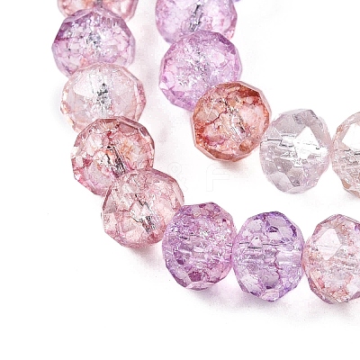 Transparent Glass Beads Strands X-GLAA-T023-6mm-A03-1