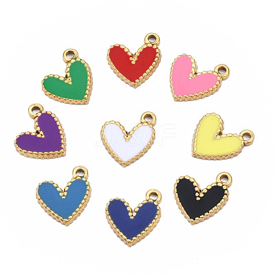 304 Stainless Steel Charms STAS-S080-044G-NR-1
