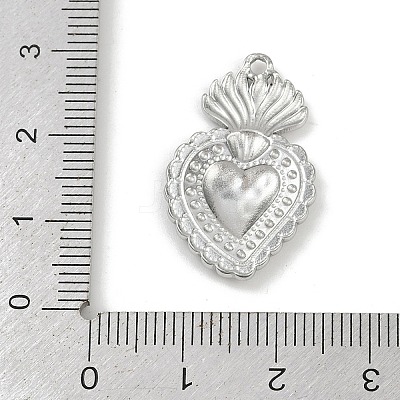 304 Stainless Steel Pendants STAS-P390-02D-P-1