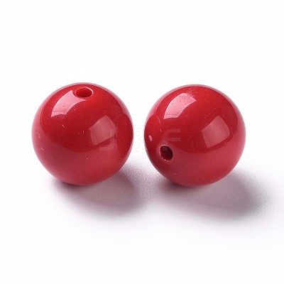 Opaque Acrylic Beads MACR-S370-C20mm-A14-1