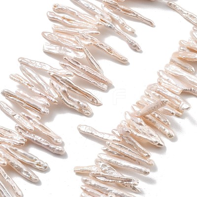 Natural Baroque Keshi Pearl Beads Strands PEAR-P064-02D-02B-1